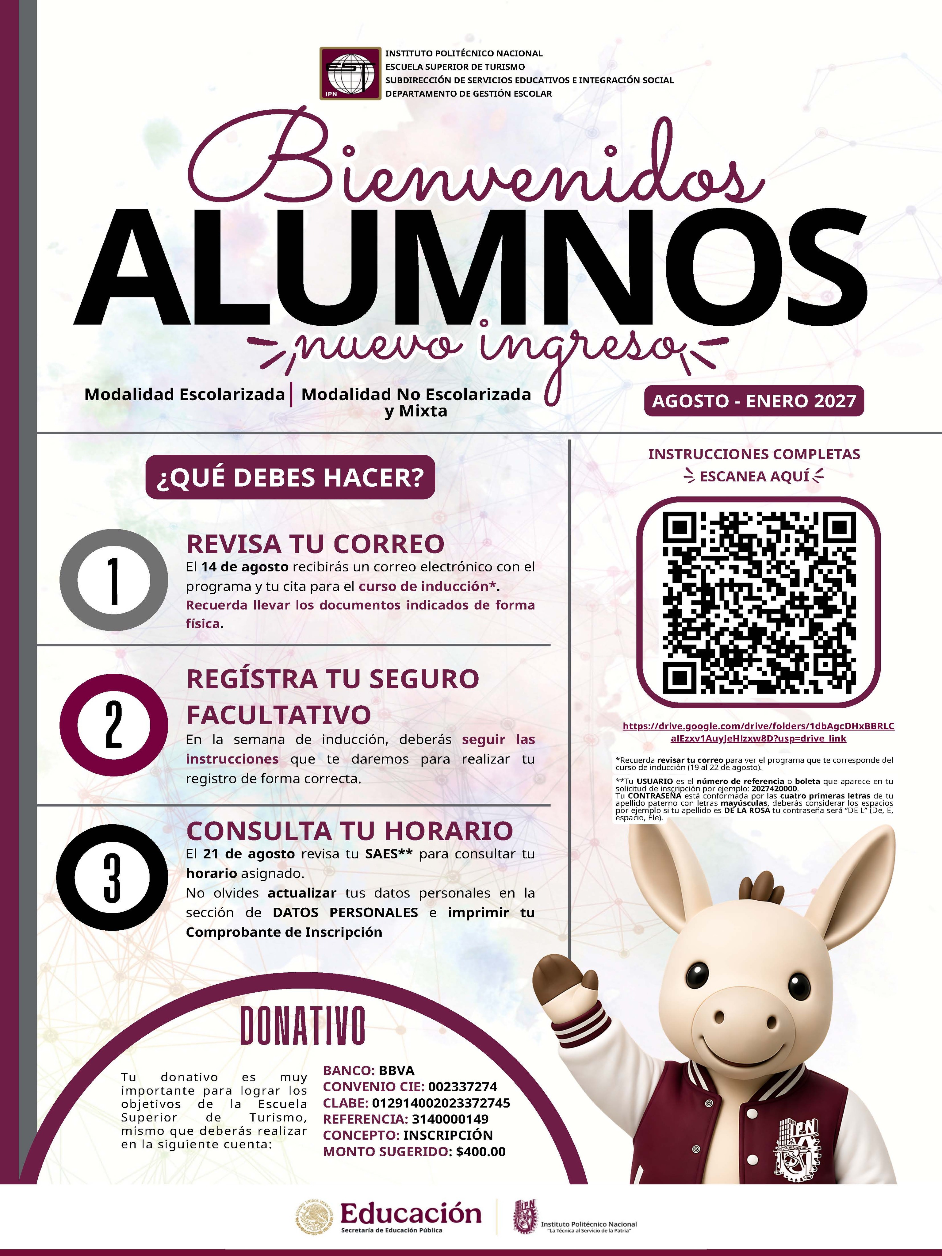 Nuevo ingreso
